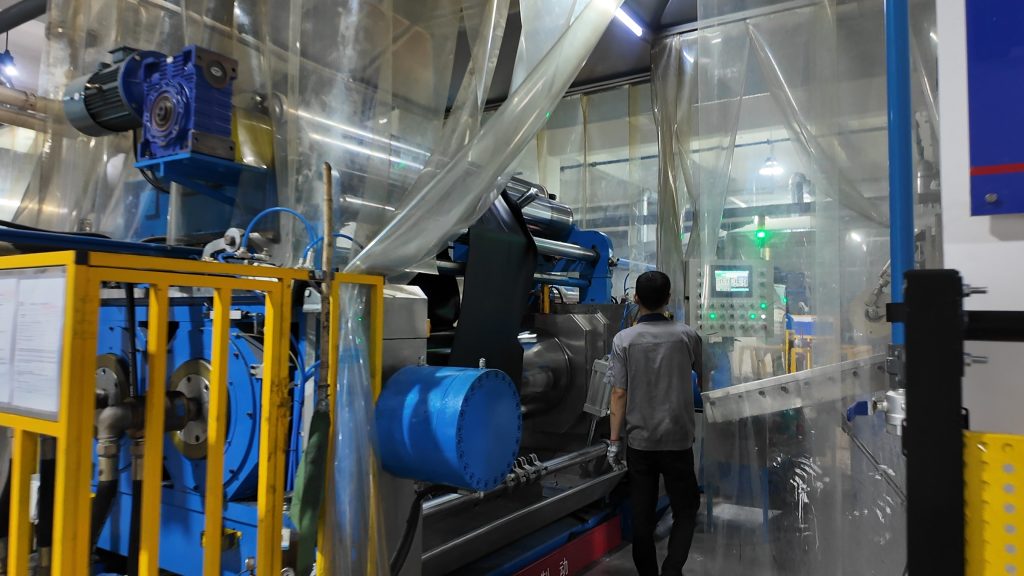 Sane Zenchem rubber compound factory product line and warehouse