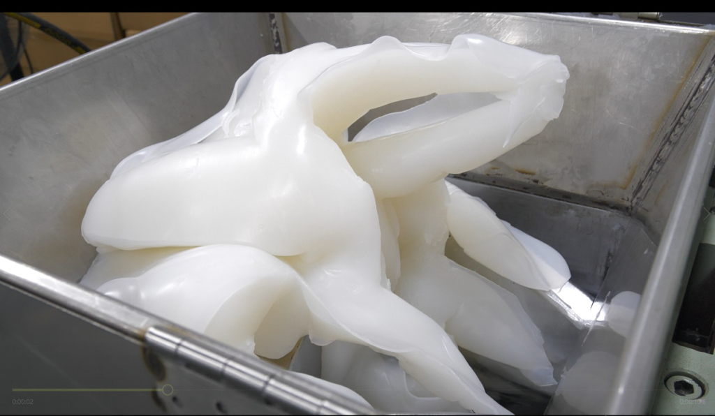 Silicone rubber production process