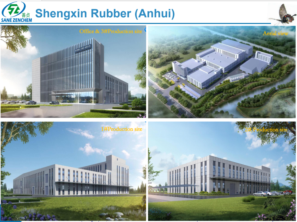 ：Detailed features of Sane Zenchem’s advanced rubber compounding facility in Xuancheng, Anhui. 1) World-class equipment: Specialized lines for FKM, HNBR, and NBR featuring German-imported UTH gear pump filtration and 16-channel precision oil control. 2) Intelligent Control: Full-process MES (Manufacturing Execution System) ensuring 100% data traceability and stable compounding quality. 3) R&D Strength: CNAS-standard laboratory managing over 10,000 custom rubber formulations compliant with REACH, RoHS, and FDA standards.