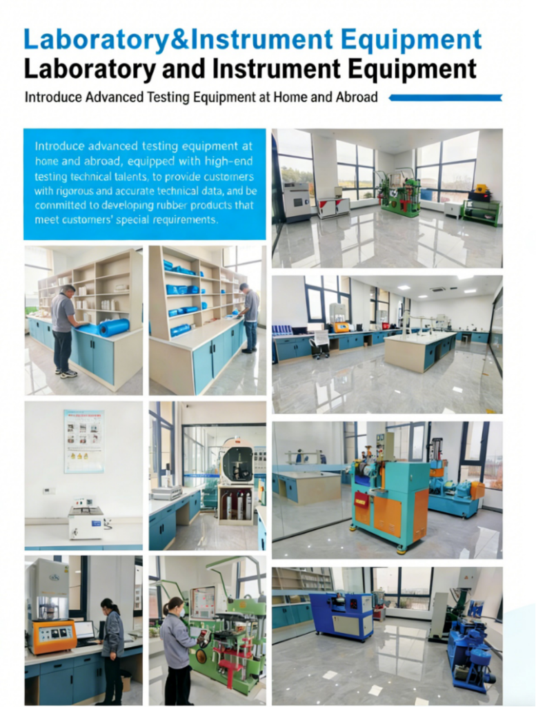 Advanced laboratory and instrument equipment for silicone rubber compound development – Anhui Sanexin introduces domestic and international testing technologies, staffed by high-end technical talents, providing rigorous and accurate data support for custom silicone rubber and fluorine rubber product R&D.

✅ Keywords: silicone rubber compound testing, laboratory equipment, rubber material R&D, technical data analysis, custom rubber formulation